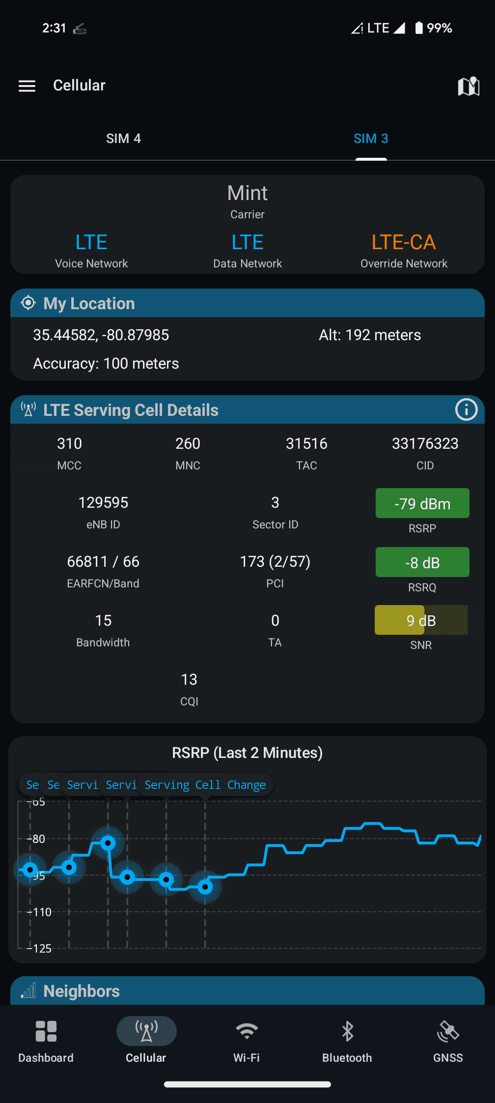 Скриншот 1 — Network Survey