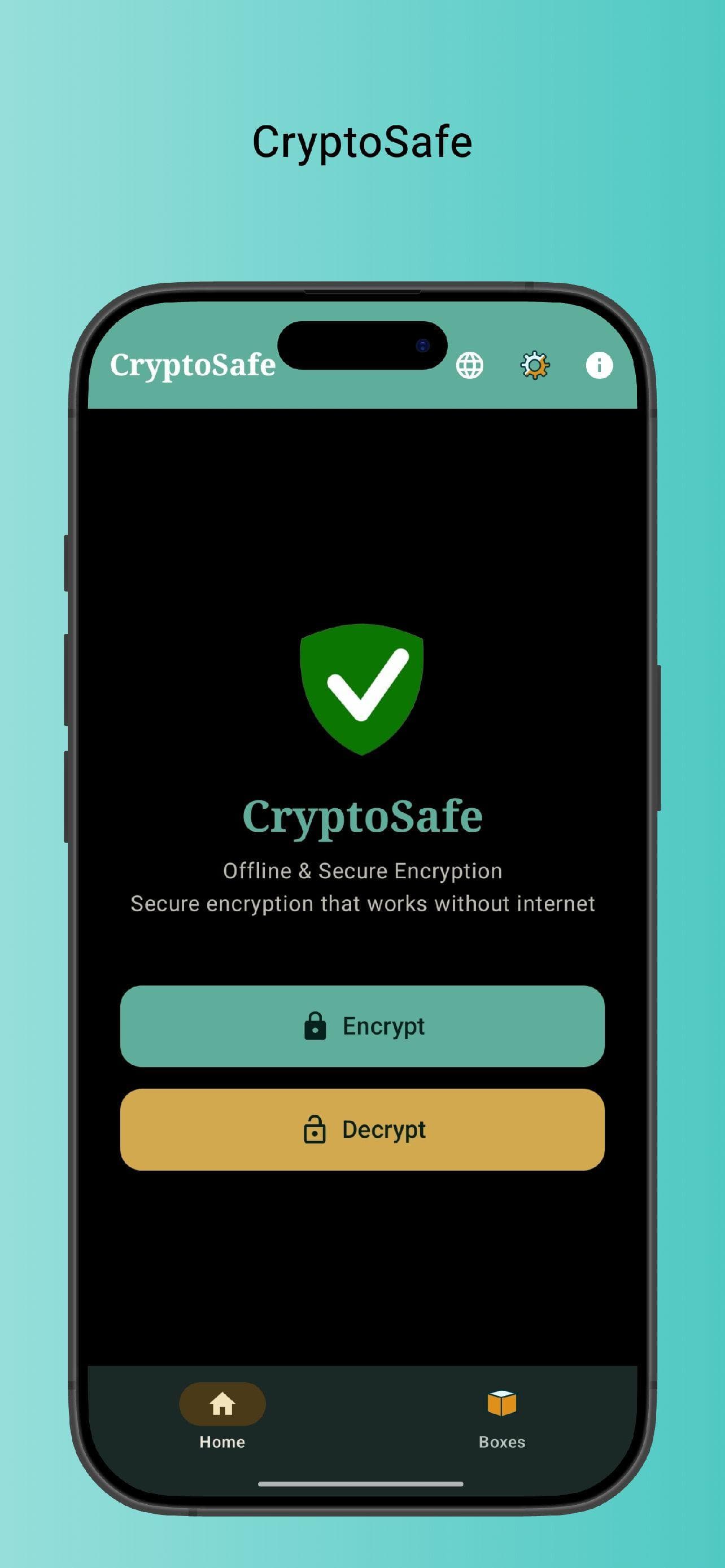 Скриншот 1 — CryptoSafe