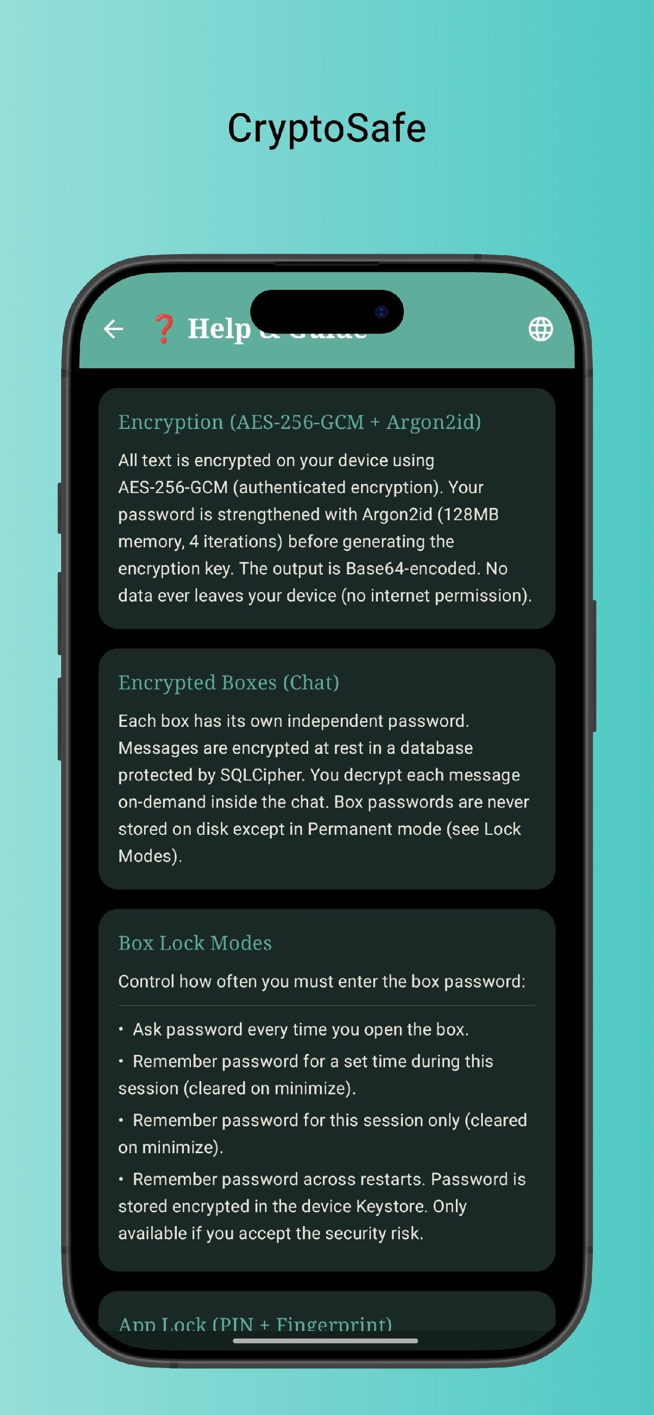 Скриншот 7 — CryptoSafe