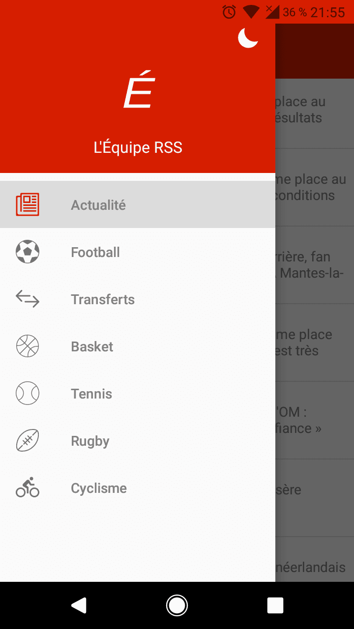 Скриншот 3 — Equipe RSS
