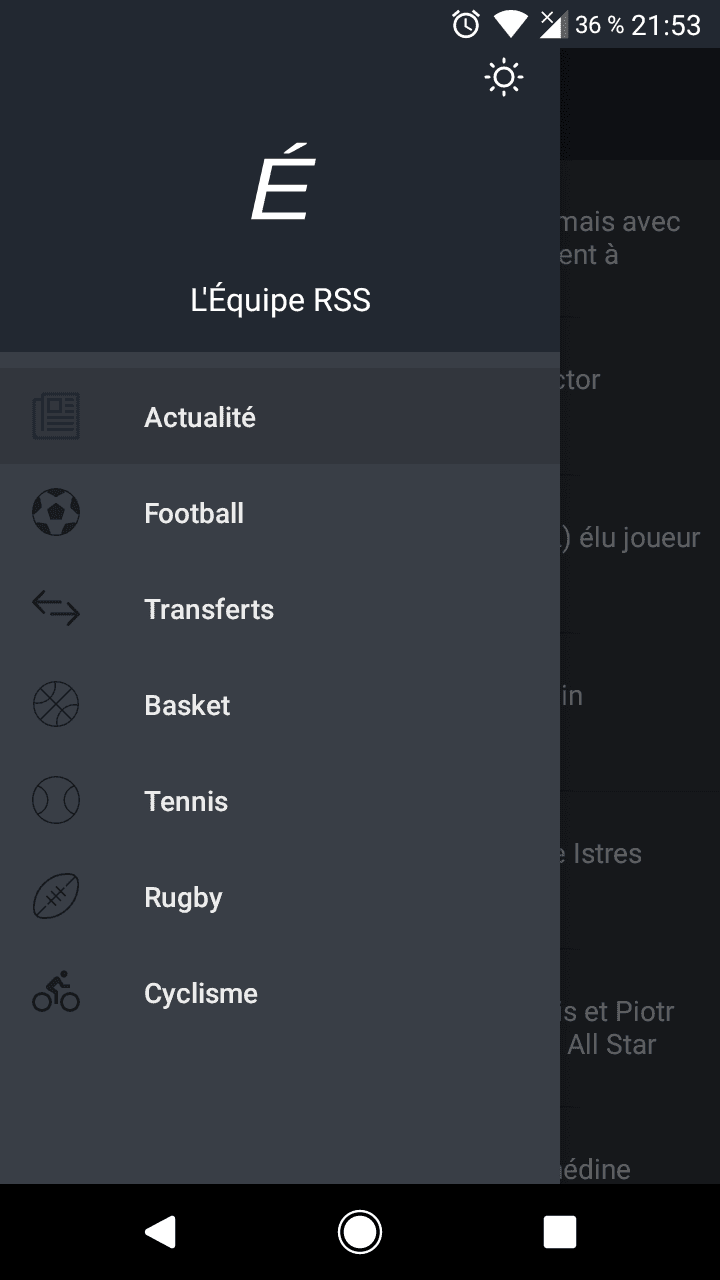 Скриншот 4 — Equipe RSS