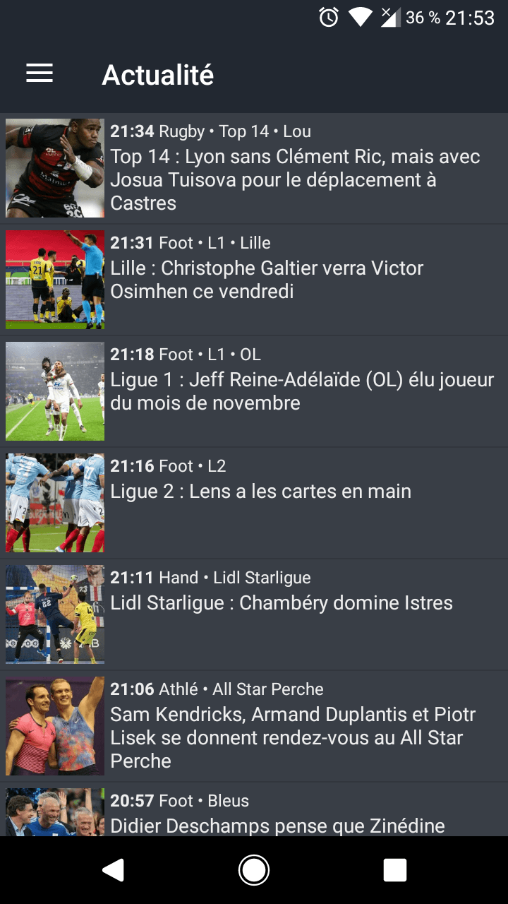 Скриншот 6 — Equipe RSS