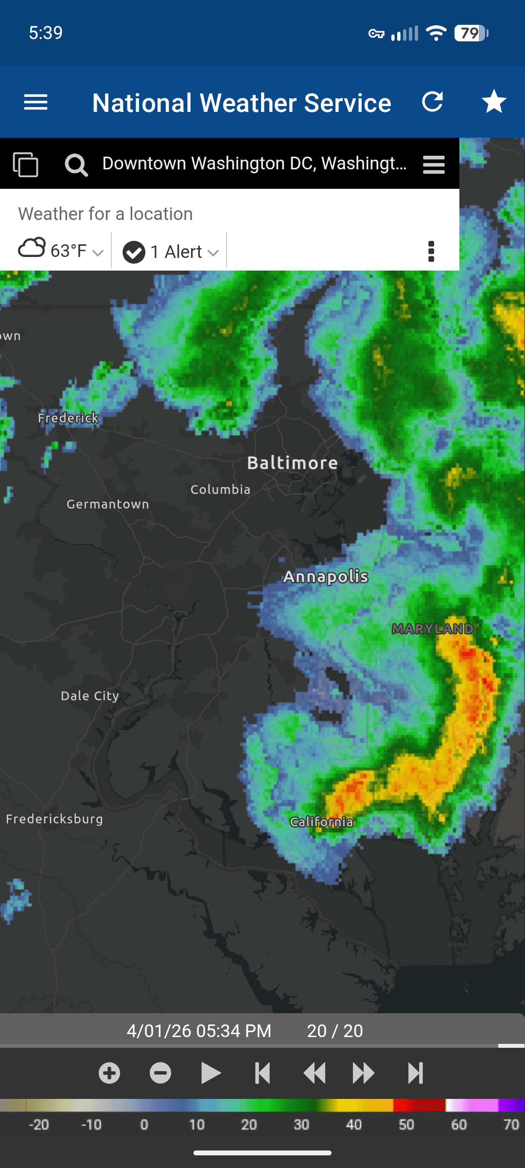 Скриншот 2 — Weather Radar