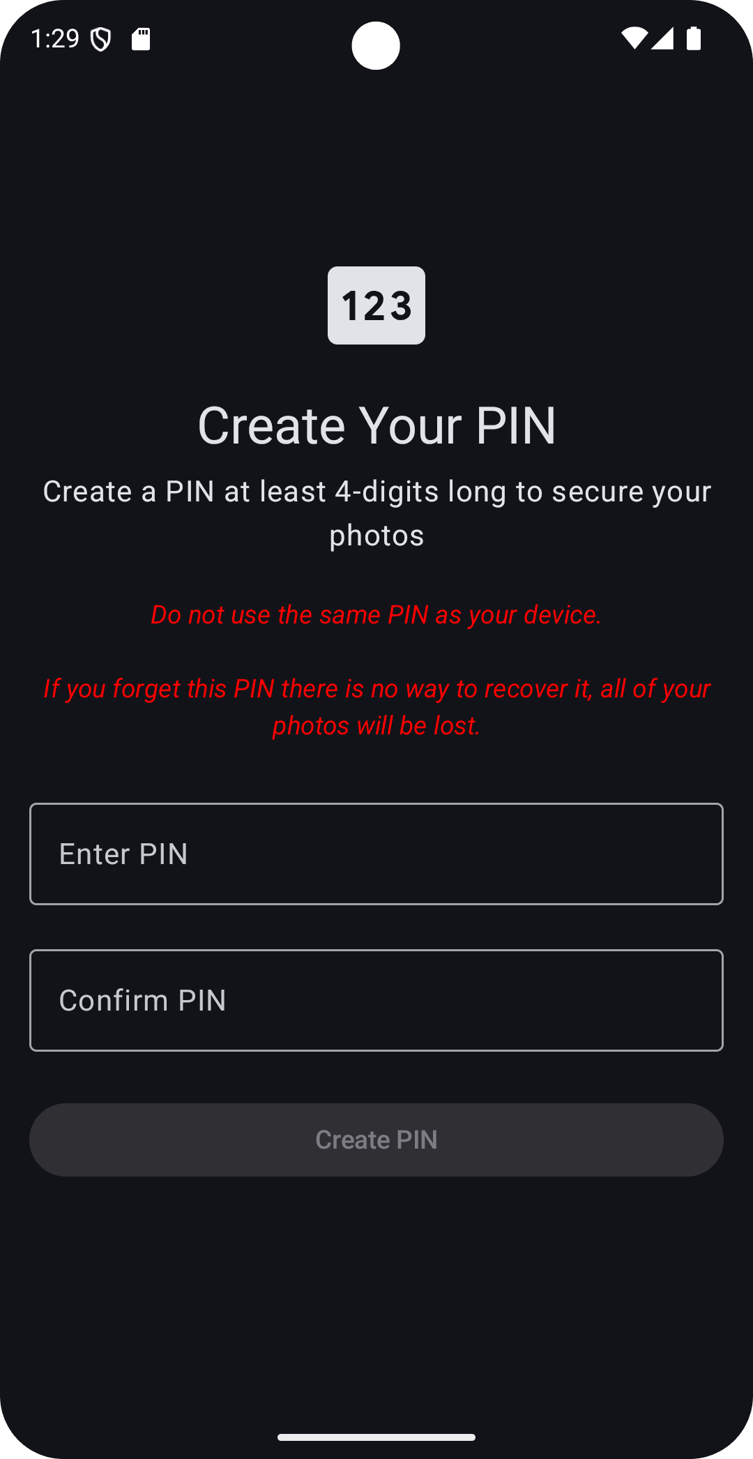 Скриншот 2 — SnapSafe