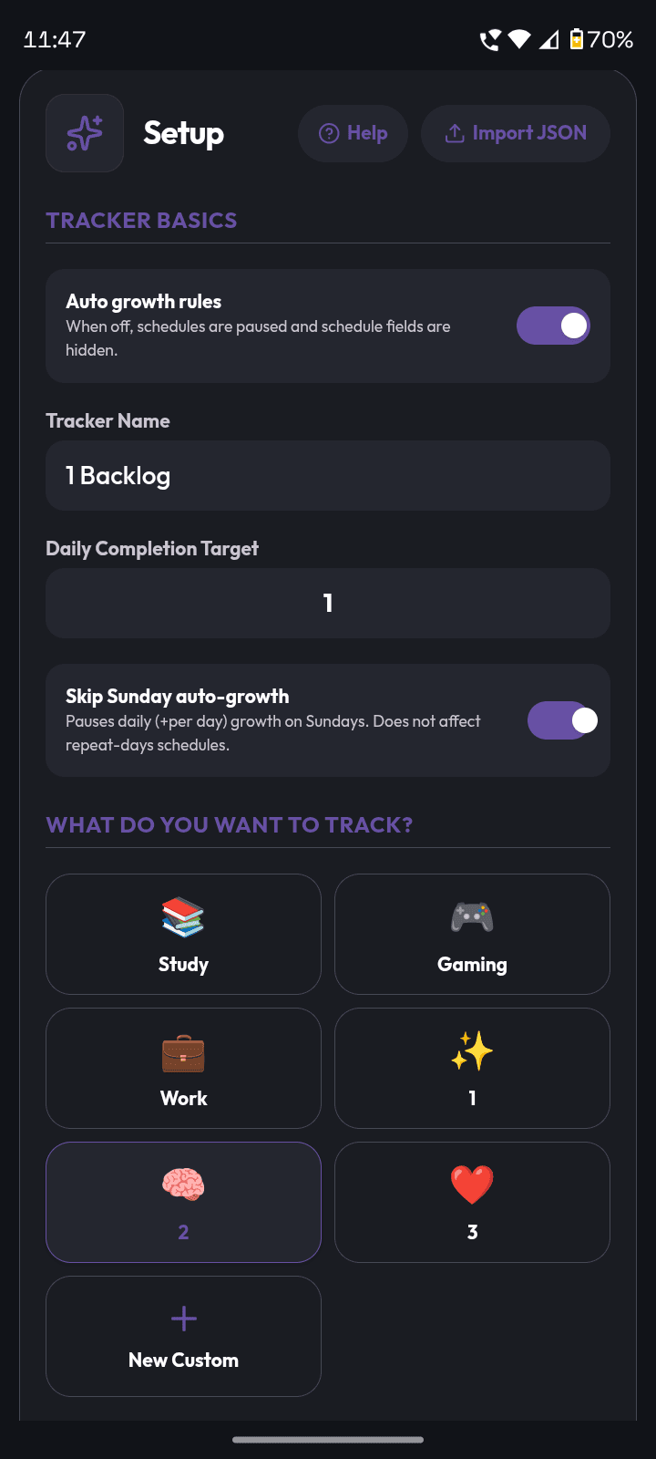Скриншот 2 — Backlog Tracker