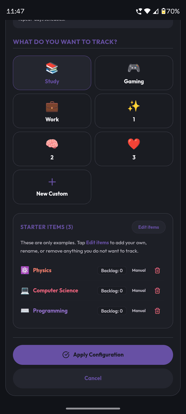Скриншот 3 — Backlog Tracker