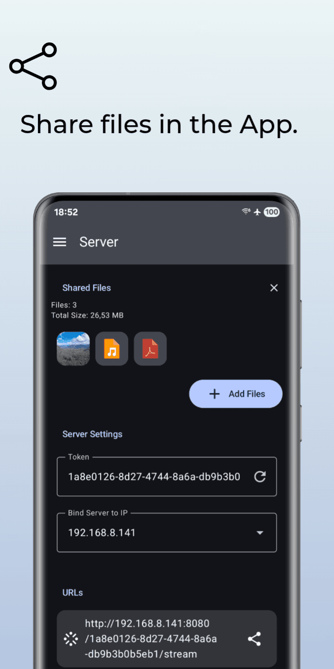 Скриншот 1 — LocalShare