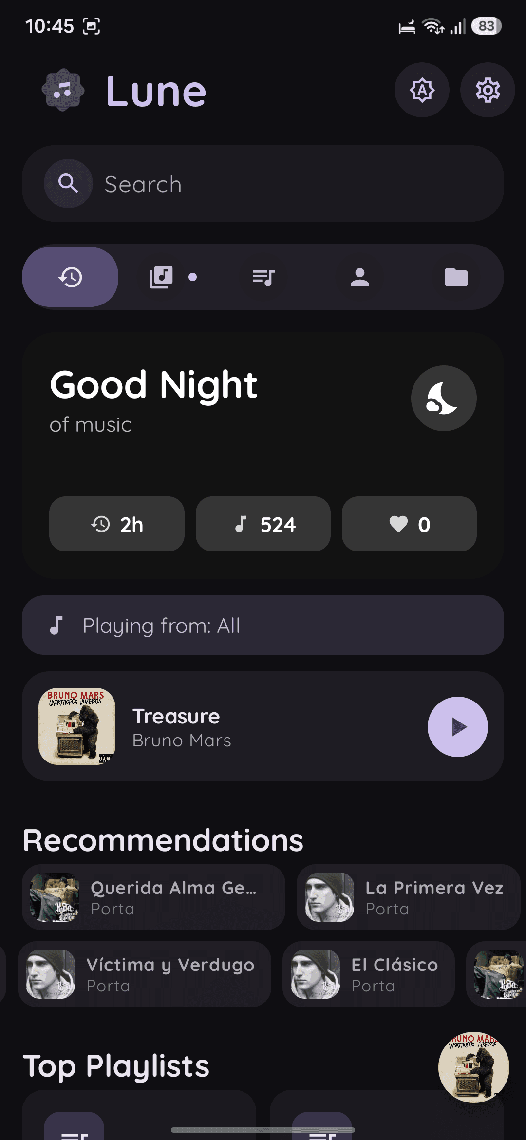 Скриншот 1 — Lune