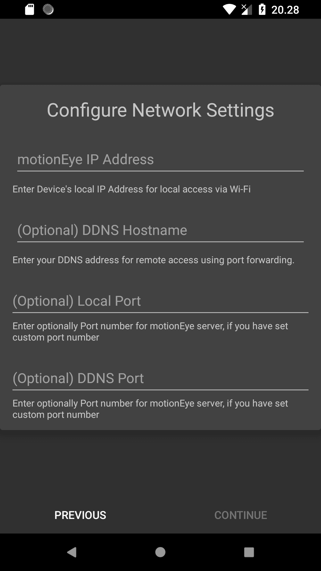Скриншот 5 — MotionEye Client for Android