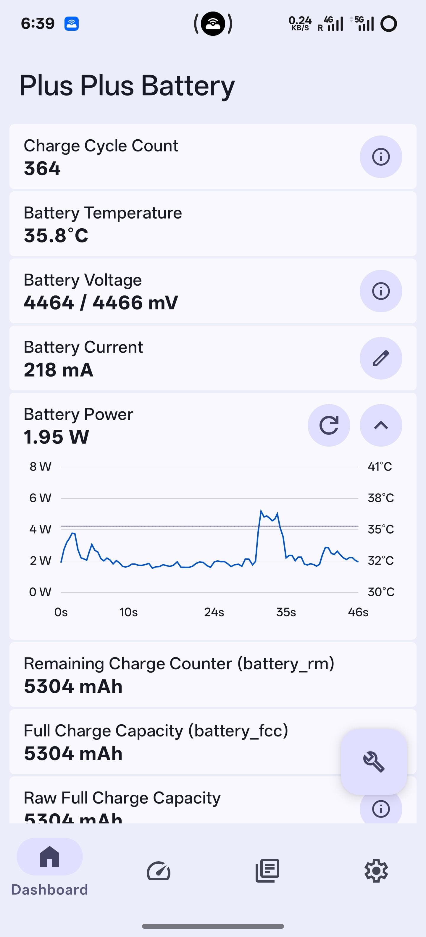 Скриншот 1 — Plus Plus Battery