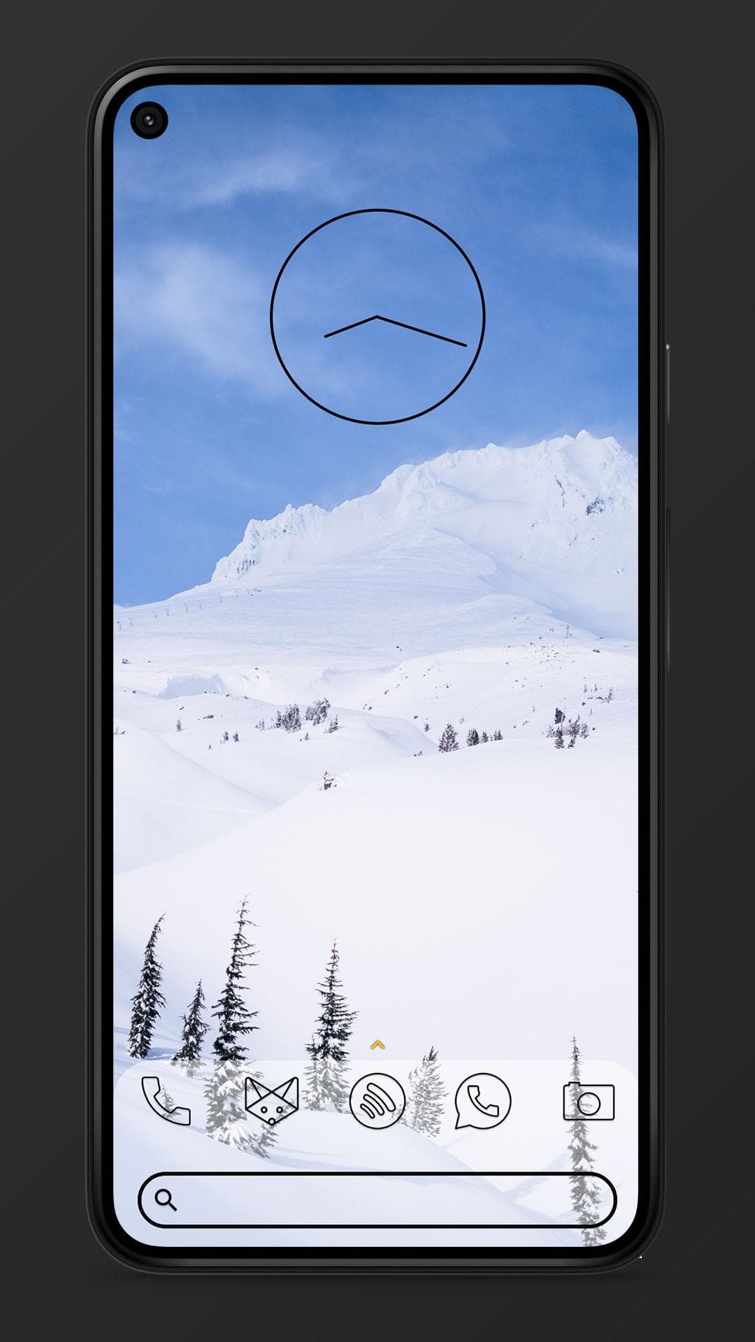 Скриншот 1 — Arcticons Black