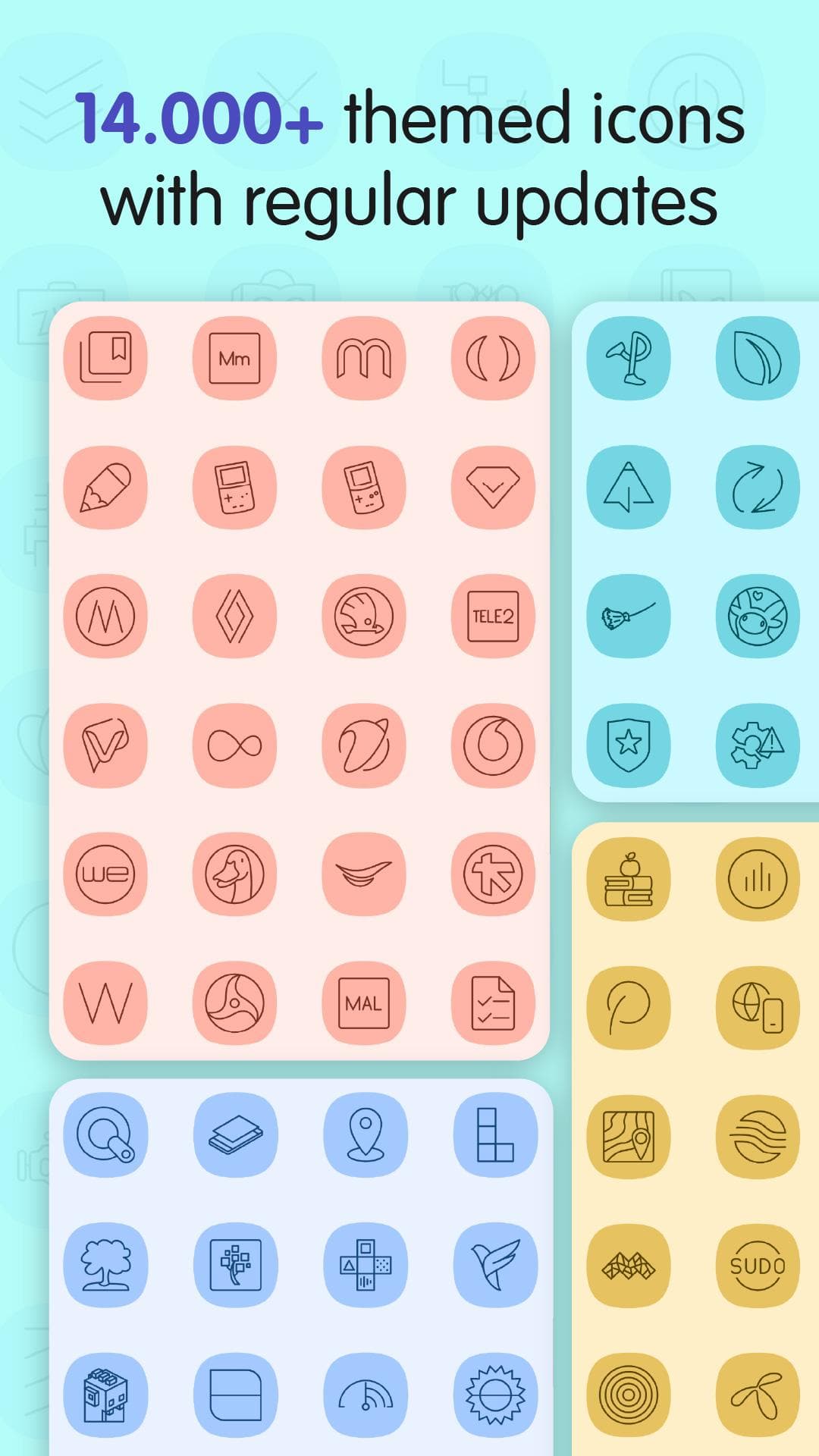 Скриншот 2 — Arcticons Material You