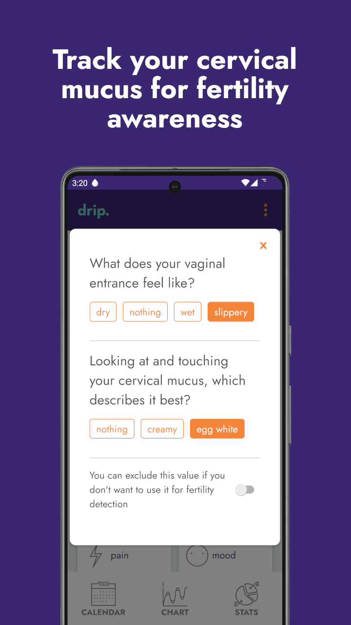 Скриншот 7 — drip period & cycle tracker