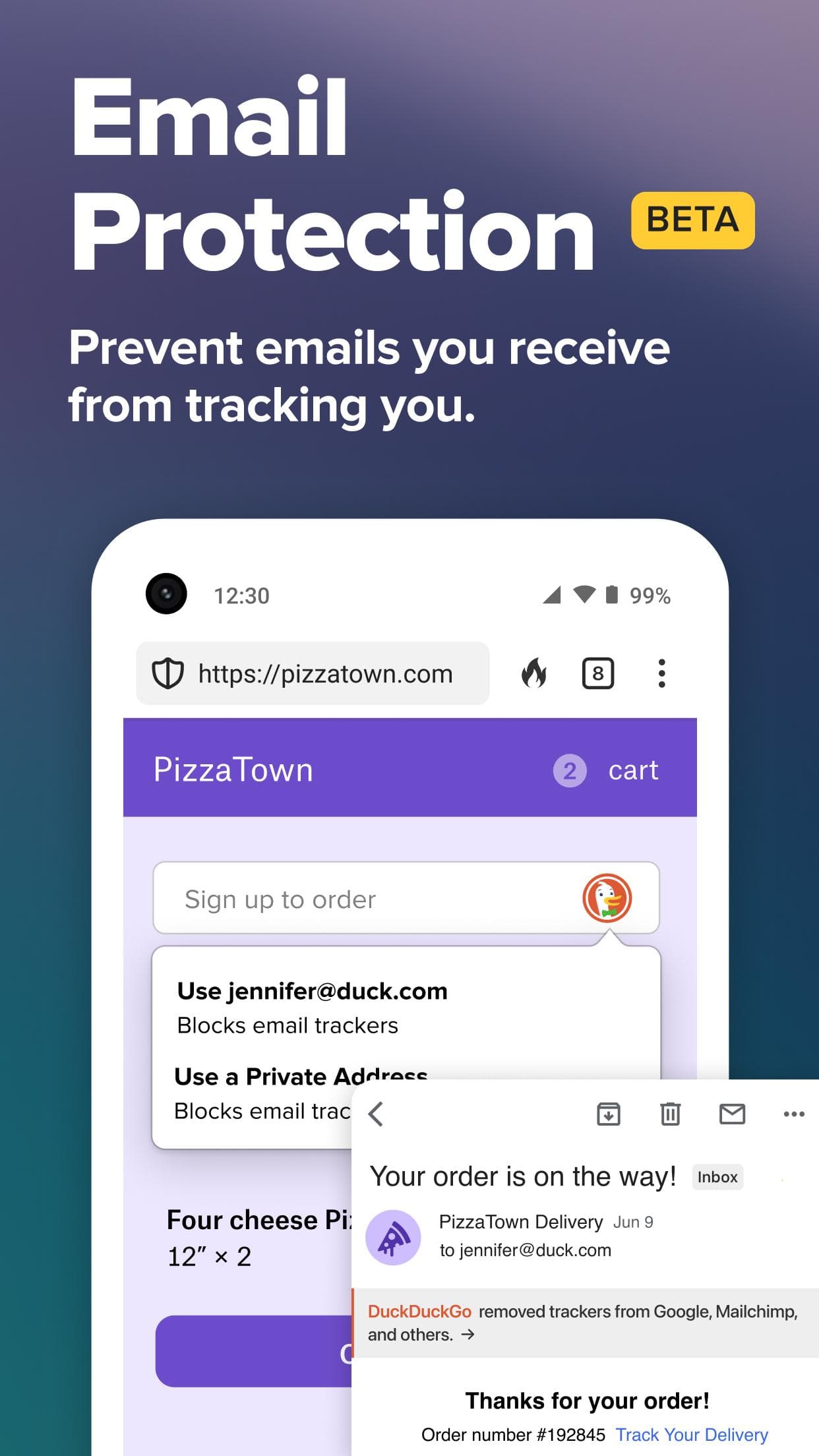 Скриншот 4 — DuckDuckGo Privacy Browser