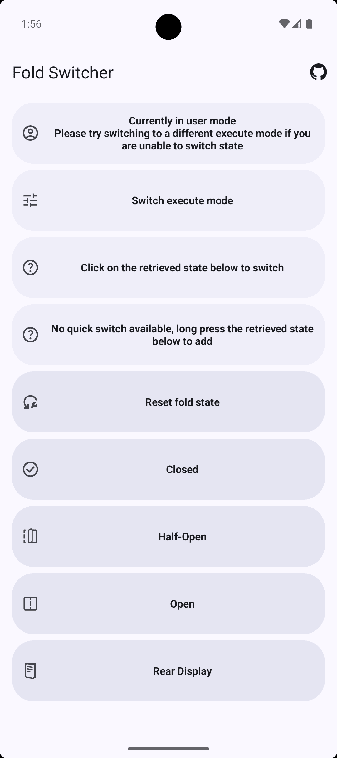 Скриншот 1 — Fold Switcher