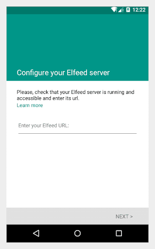 Скриншот 1 — Elfeed Mobile