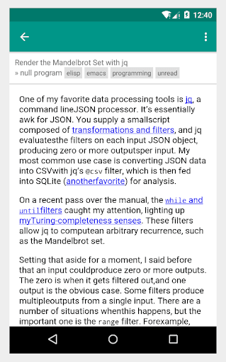 Скриншот 5 — Elfeed Mobile