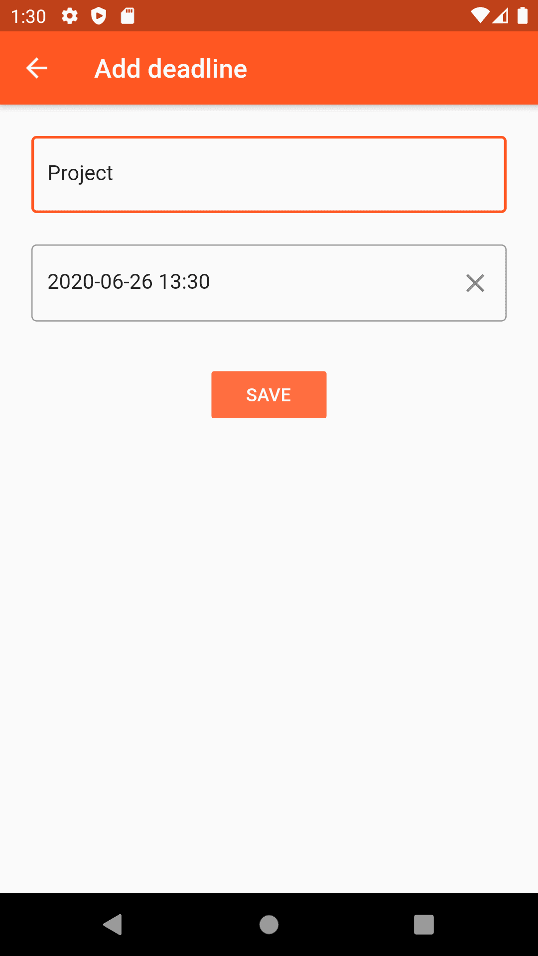 Скриншот 2 — Deadlines