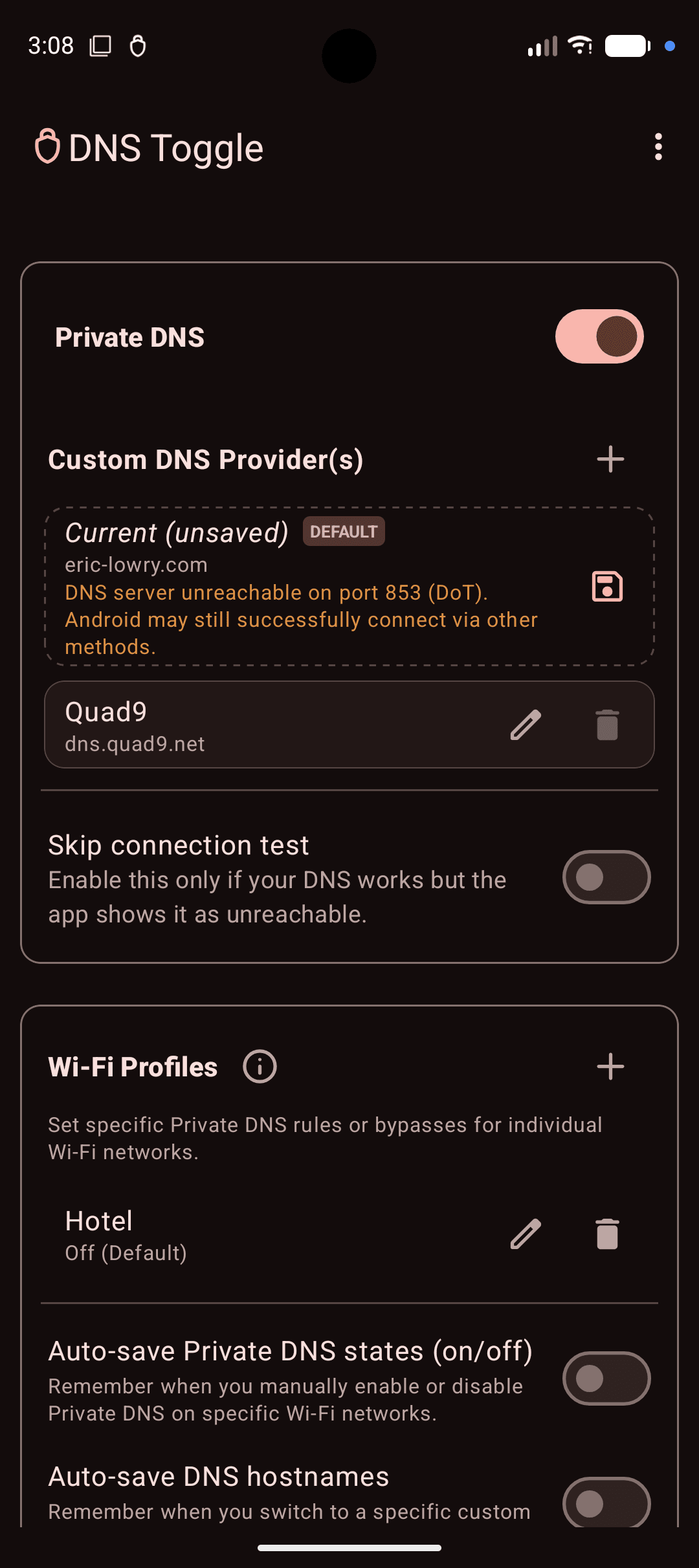 Скриншот 3 — DNS Toggle