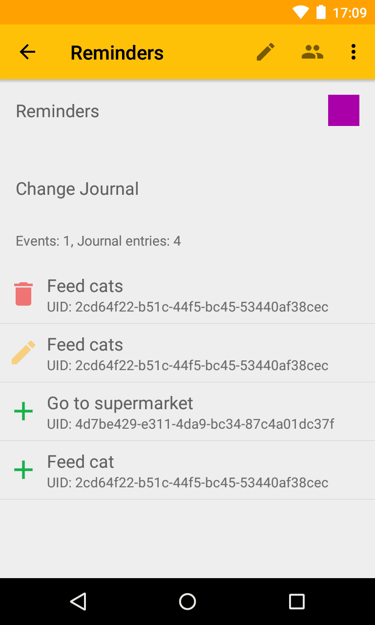 Скриншот 4 — EteSync - Secure Data Sync