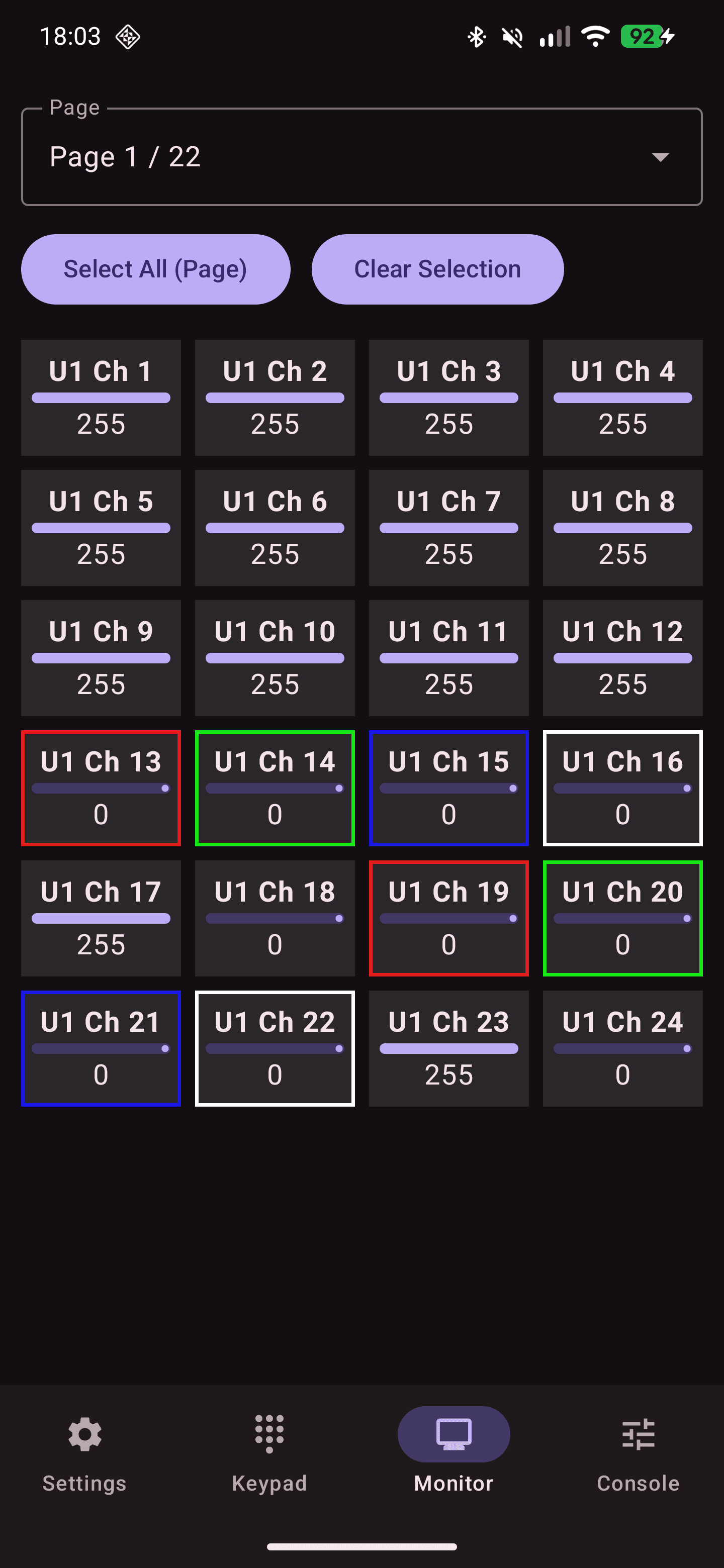 Скриншот 1 — Controller for QLC+