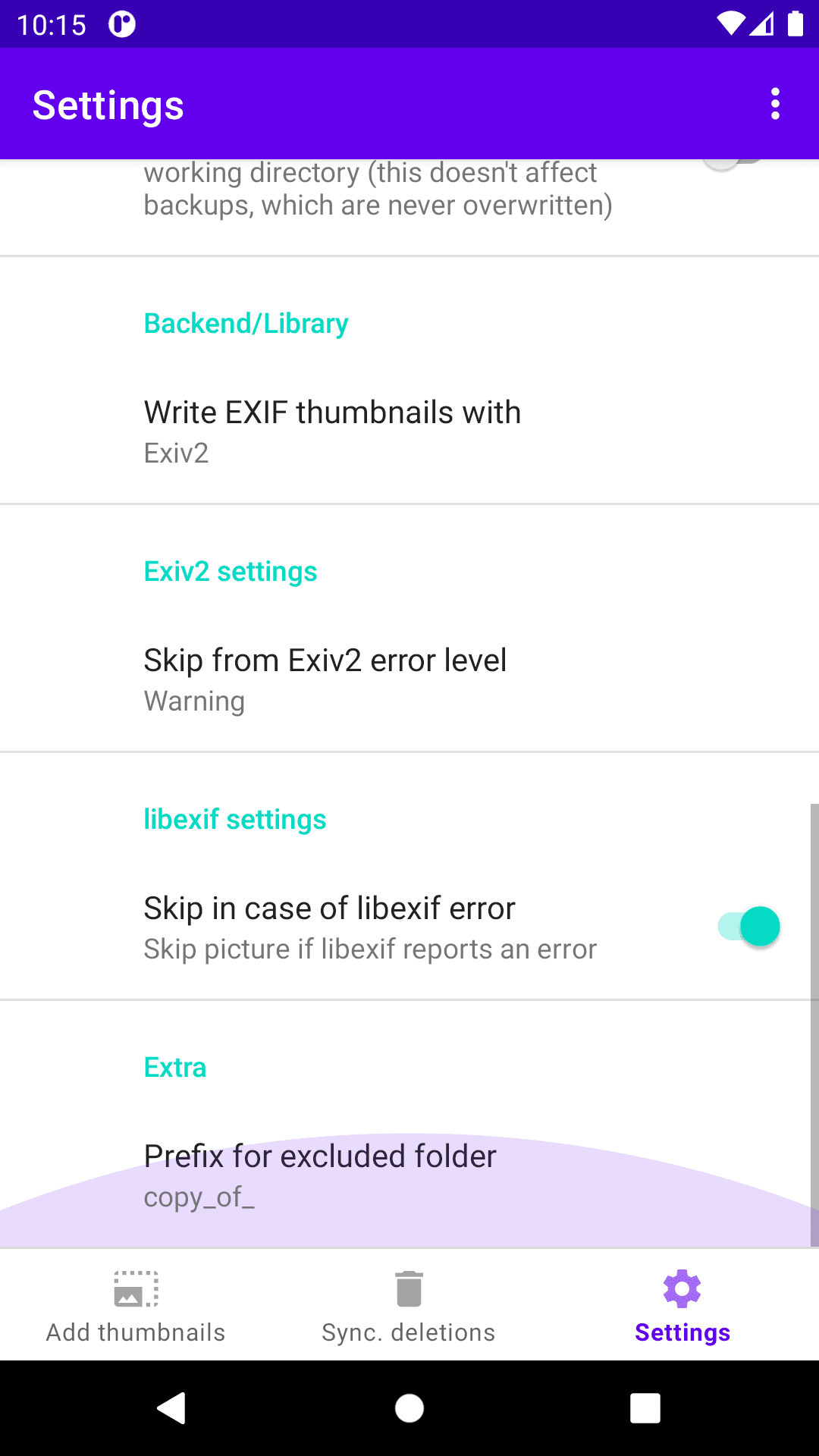Скриншот 5 — Exif Thumbnail Adder