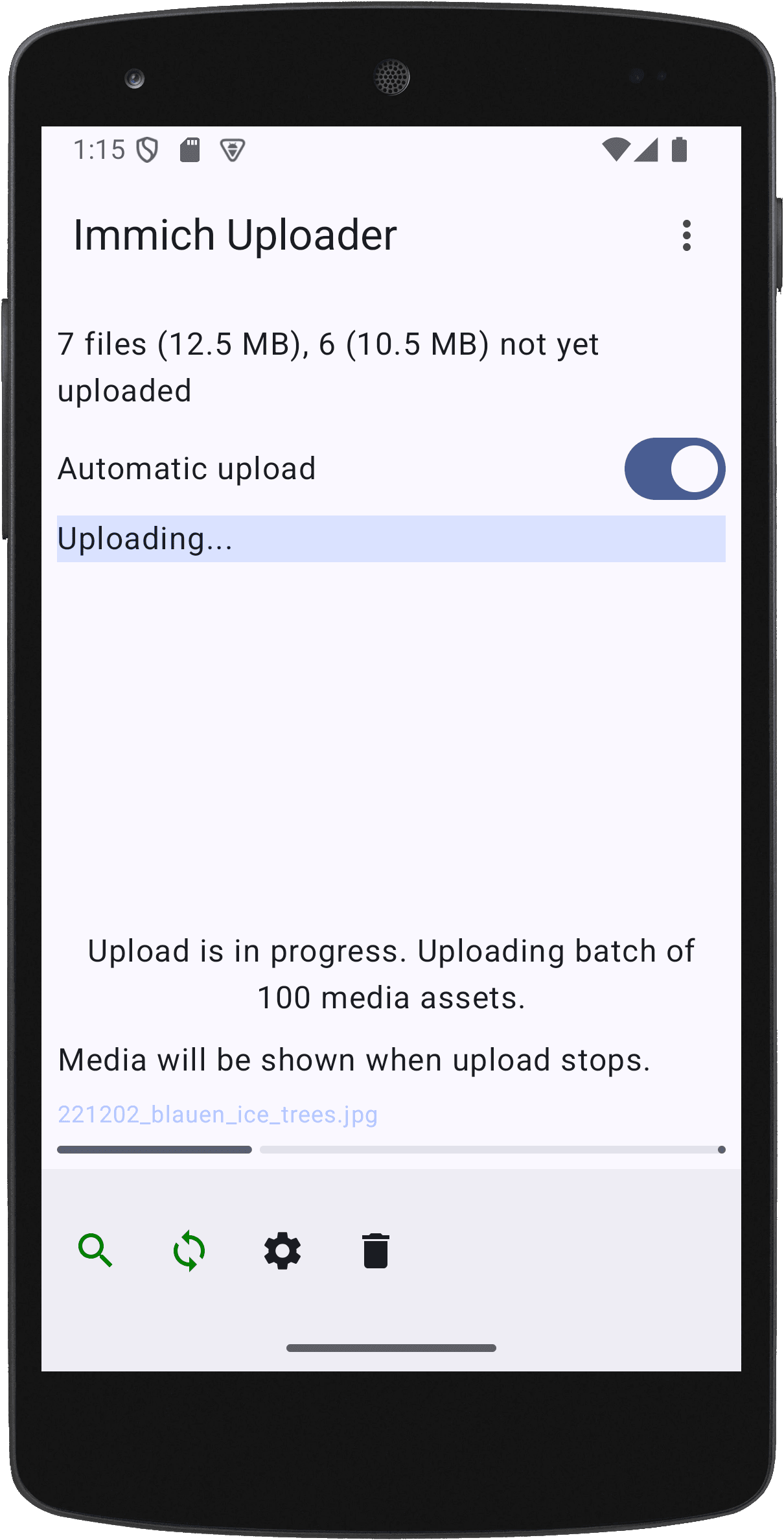 Скриншот 7 — Immich Uploader
