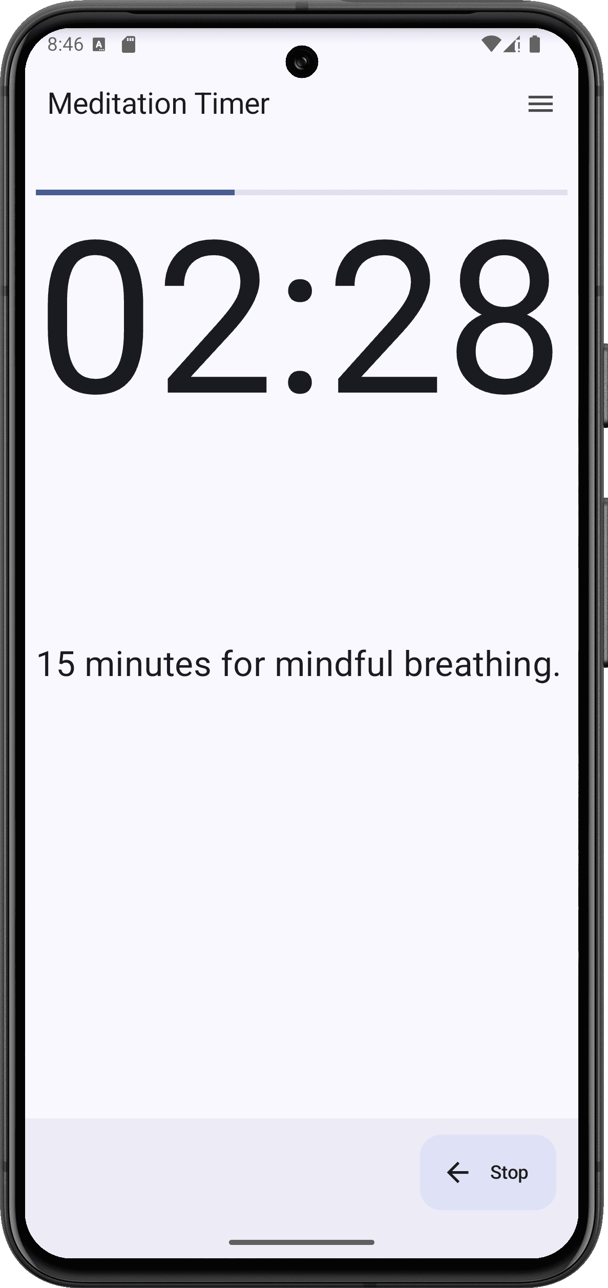 Скриншот 3 — Meditation Timer