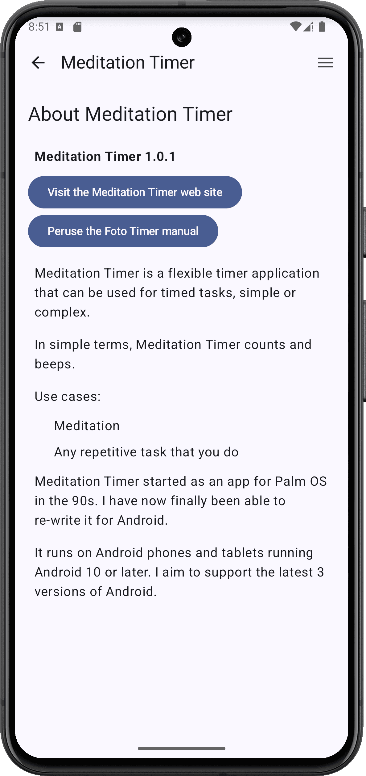 Скриншот 6 — Meditation Timer
