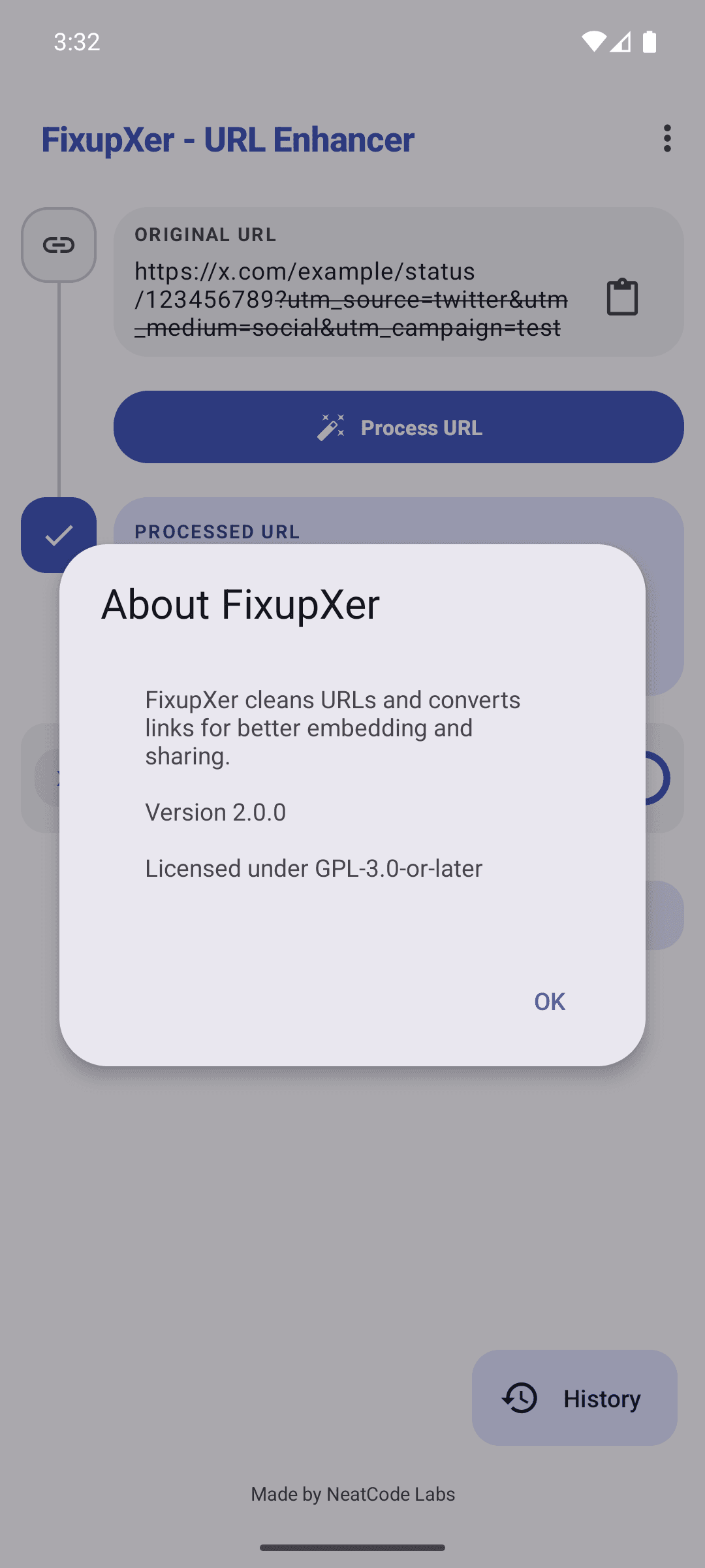 Скриншот 1 — FixupXer - URL Enhancer