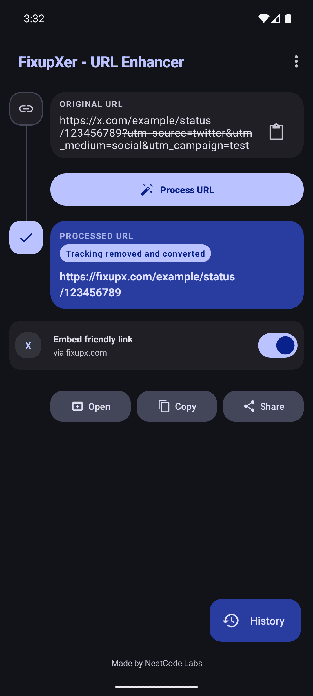 Скриншот 4 — FixupXer - URL Enhancer