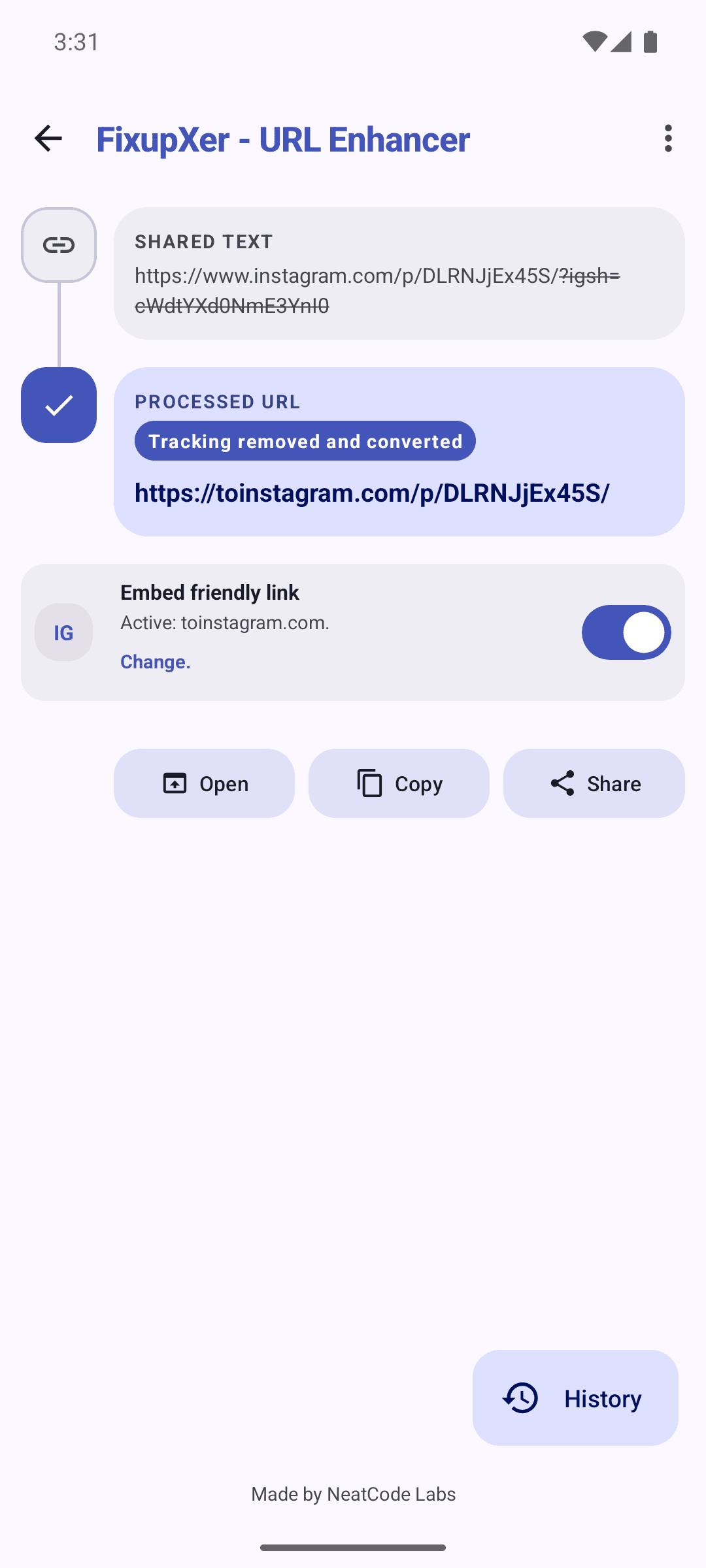 Скриншот 8 — FixupXer - URL Enhancer