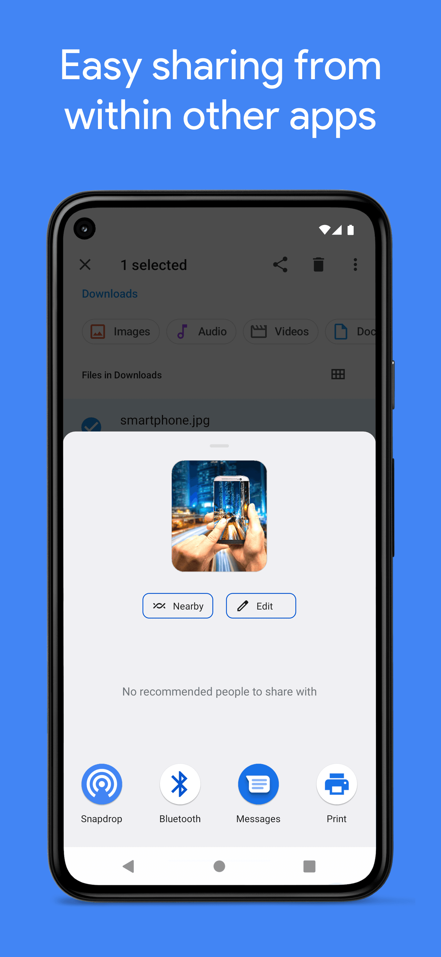 Скриншот 2 — Snapdrop & PairDrop для Android