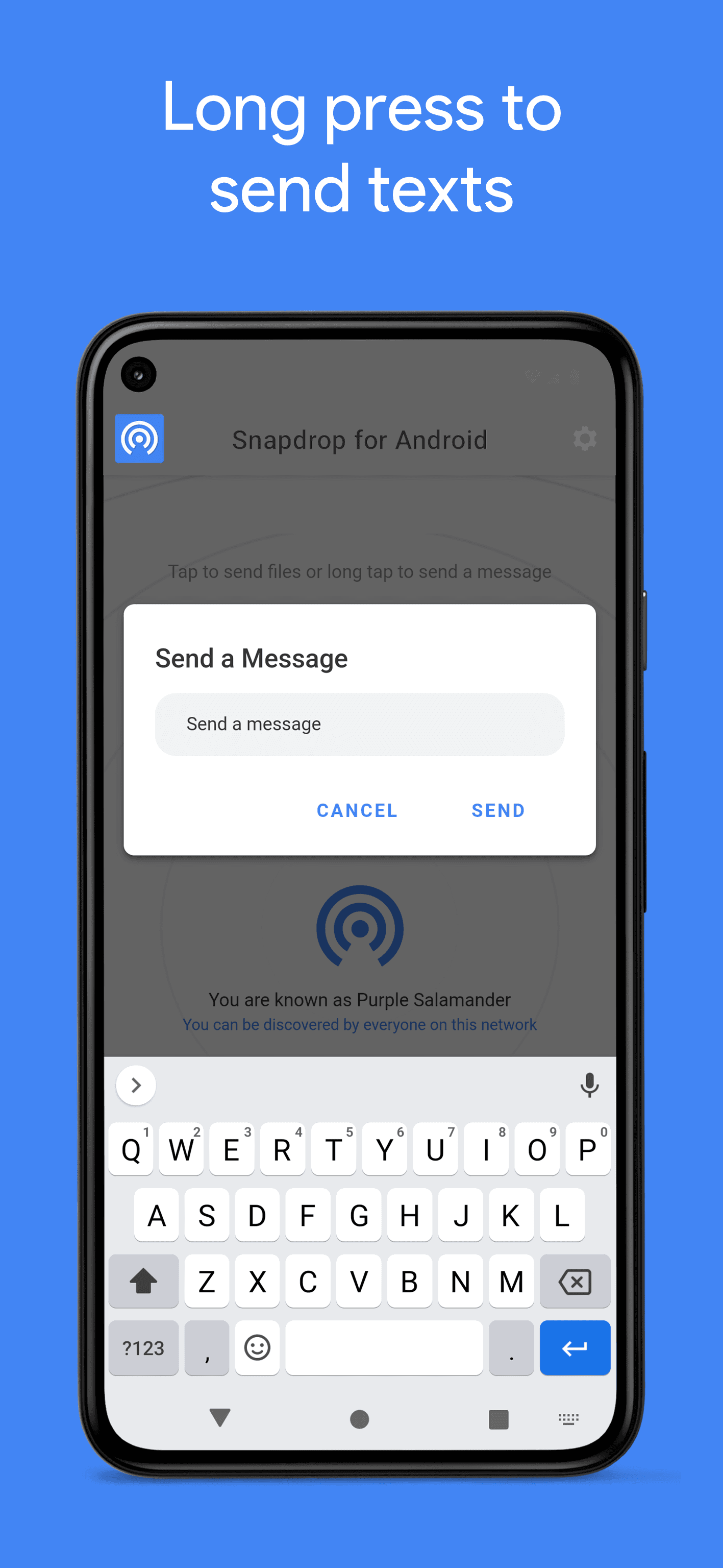 Скриншот 5 — Snapdrop & PairDrop для Android