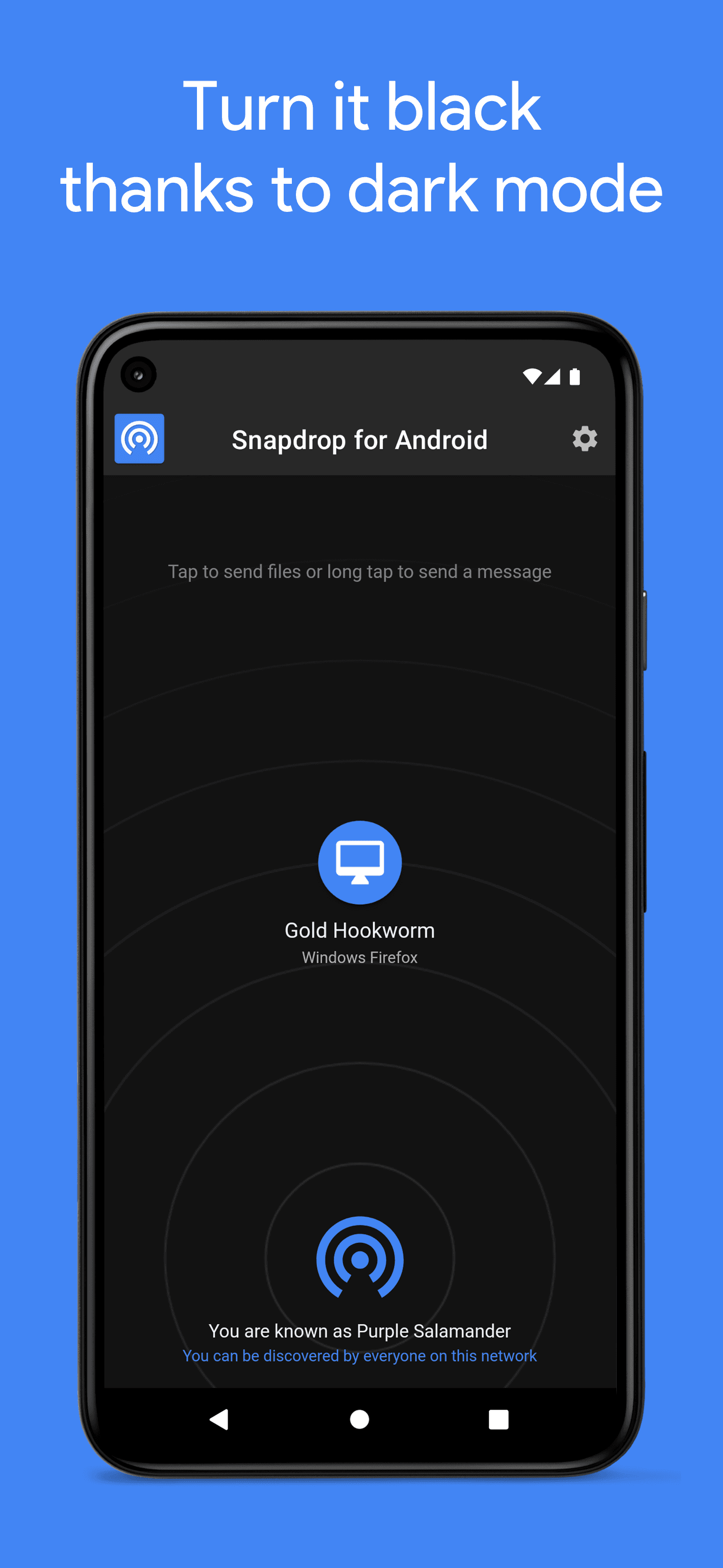 Скриншот 6 — Snapdrop & PairDrop для Android