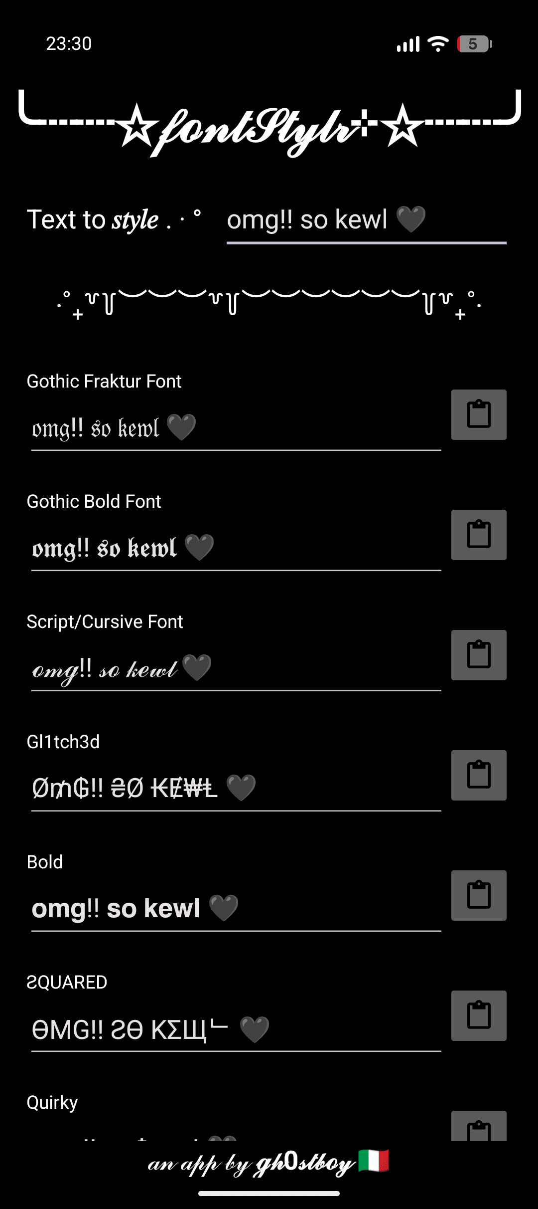 Скриншот 2 — FontStylr