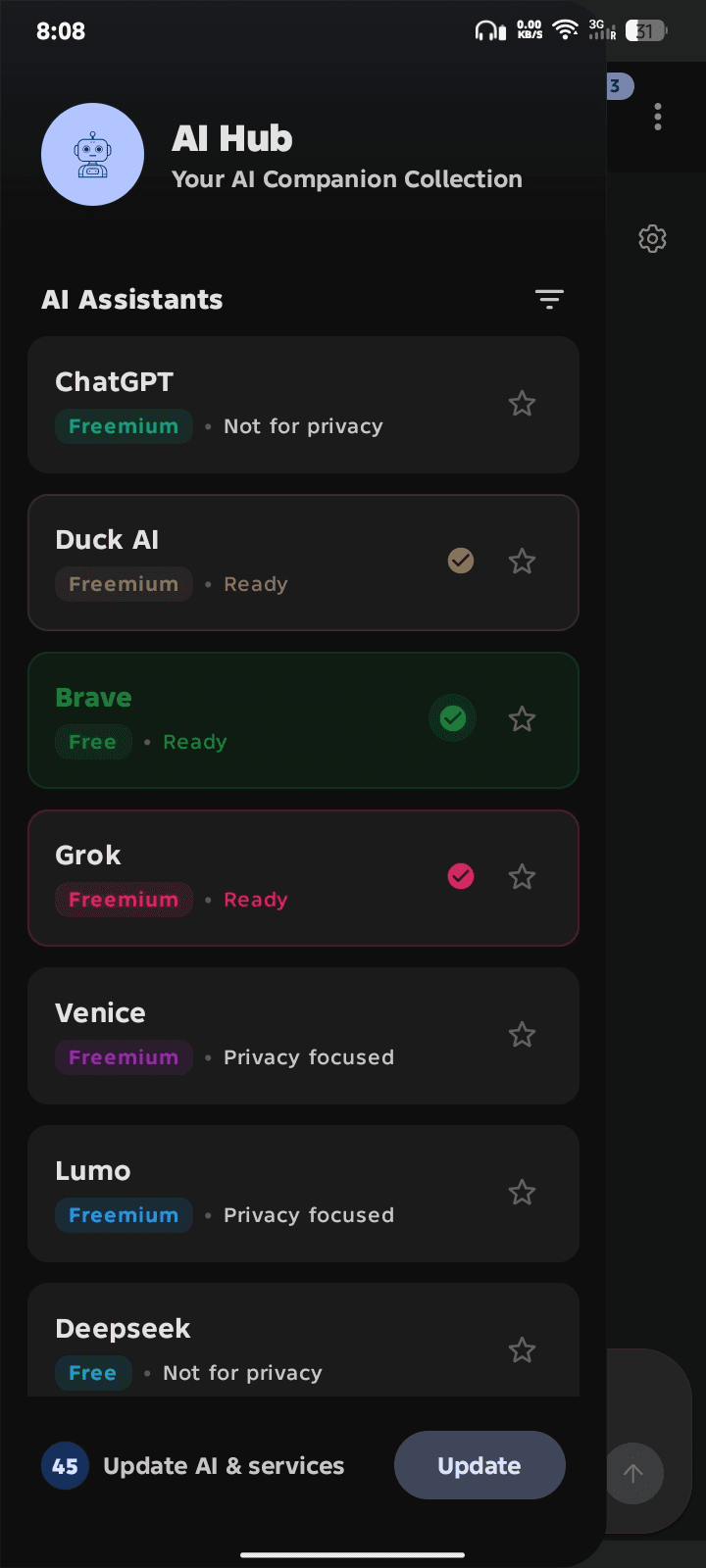 Скриншот 1 — AI Hub
