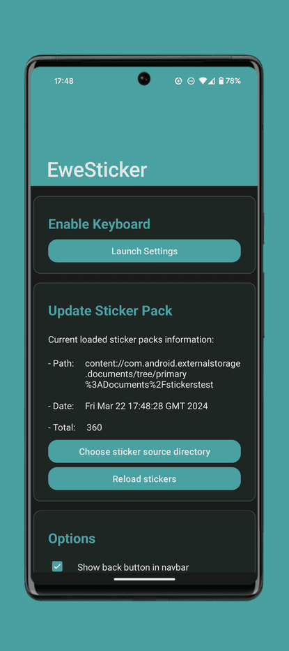 Скриншот 1 — EweSticker