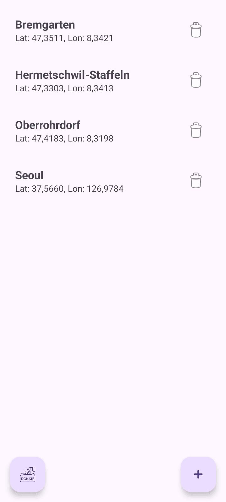 Скриншот 1 — GeoWeather