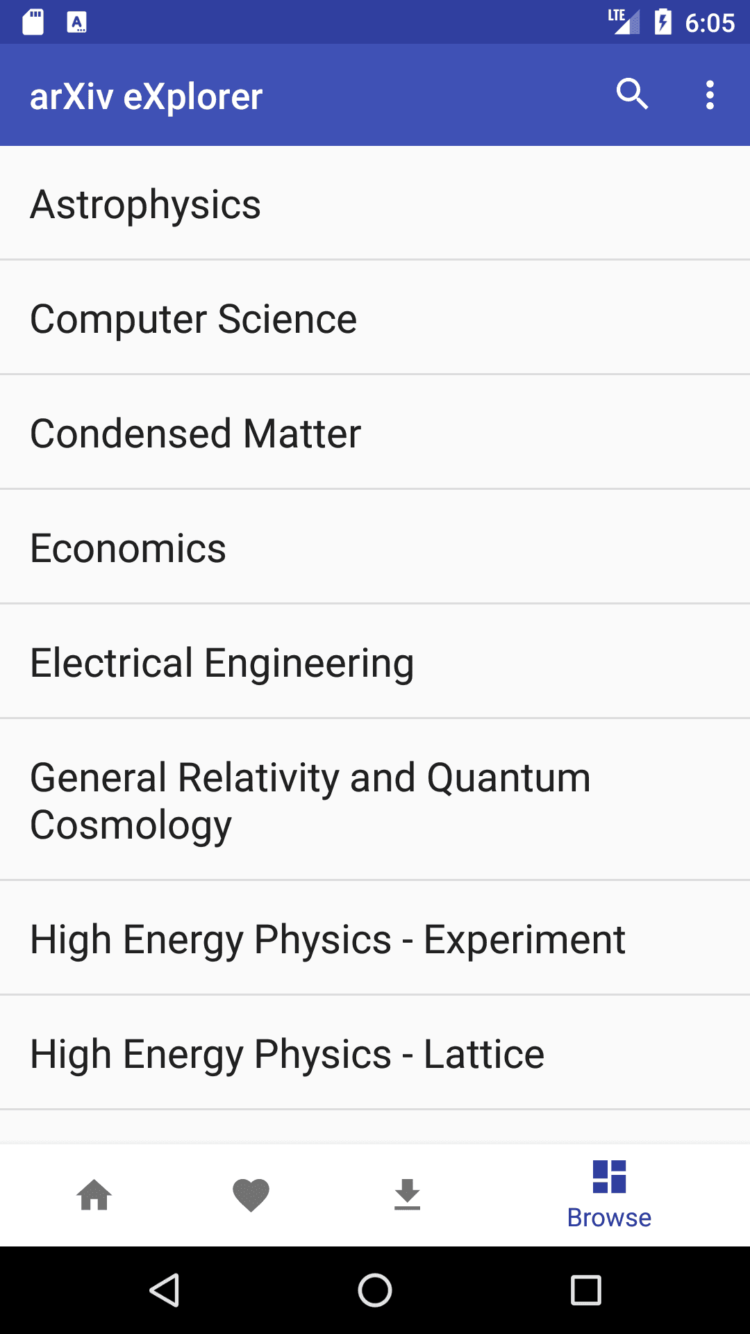 Скриншот 6 — arXiv eXplorer - Mobile App for arXiv.org