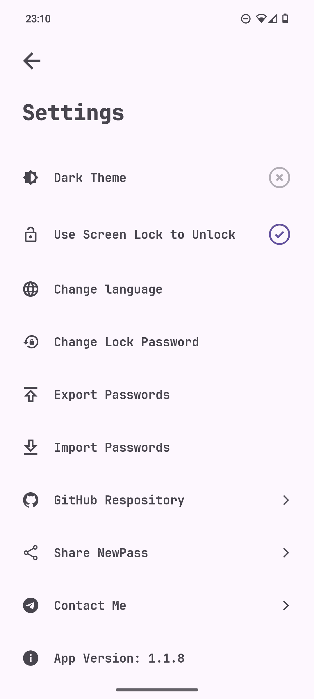 Скриншот 2 — NewPass
