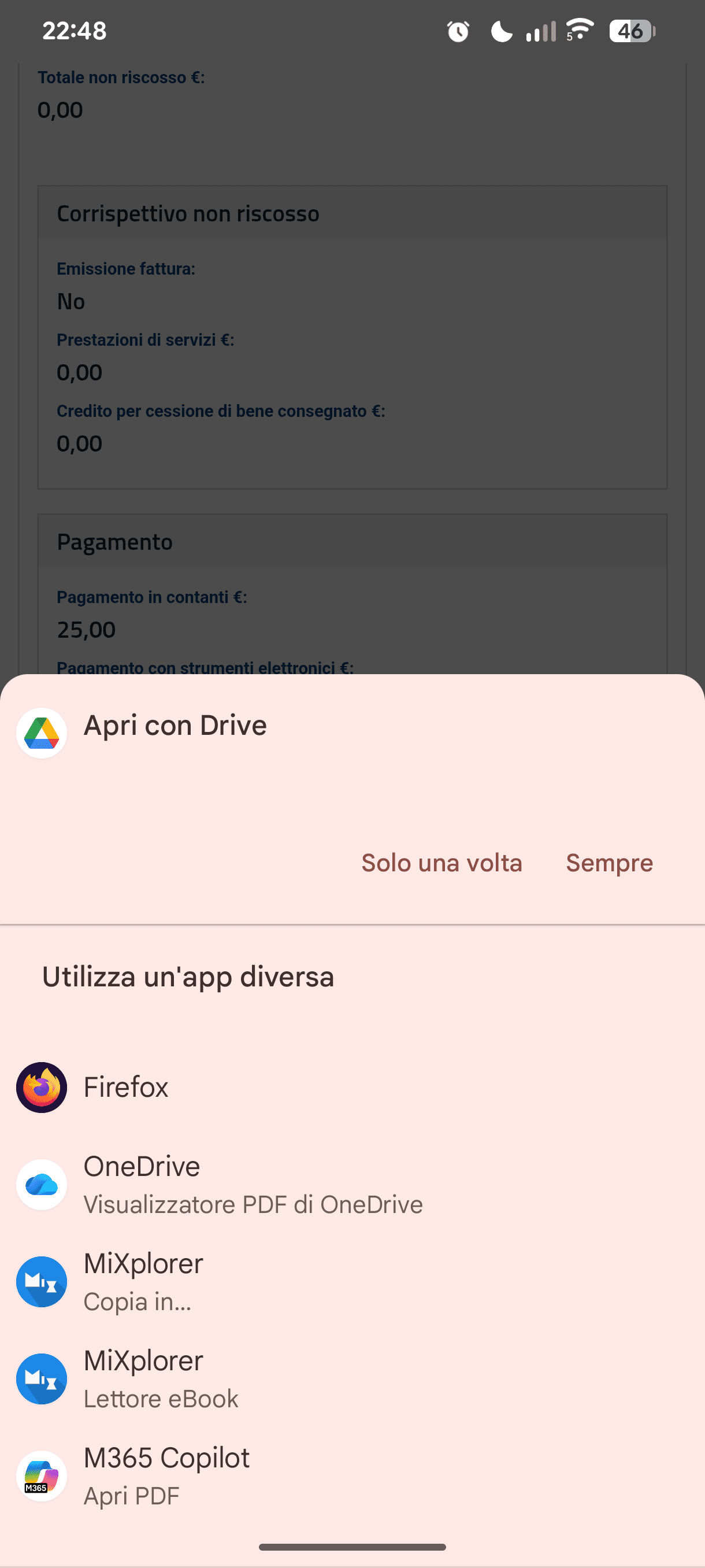 Скриншот 8 — Ricevapp Documento Commerciale