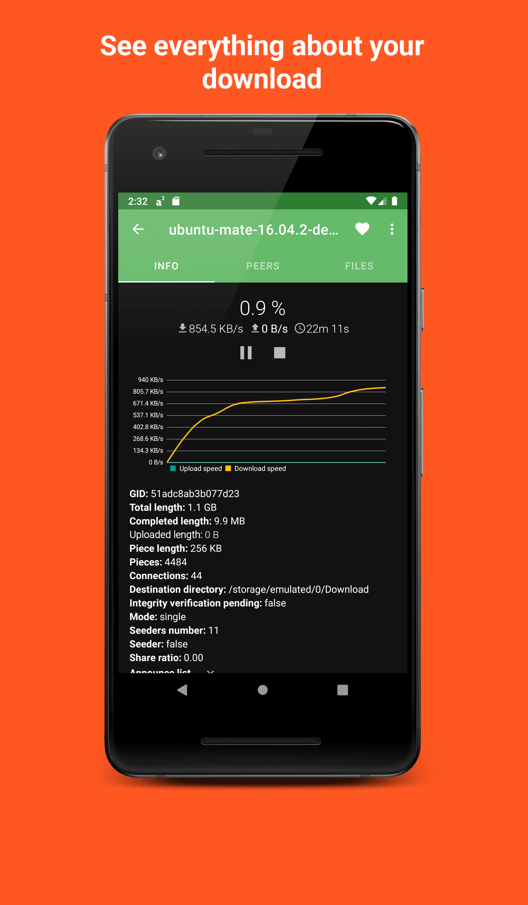 Скриншот 3 — Aria2App