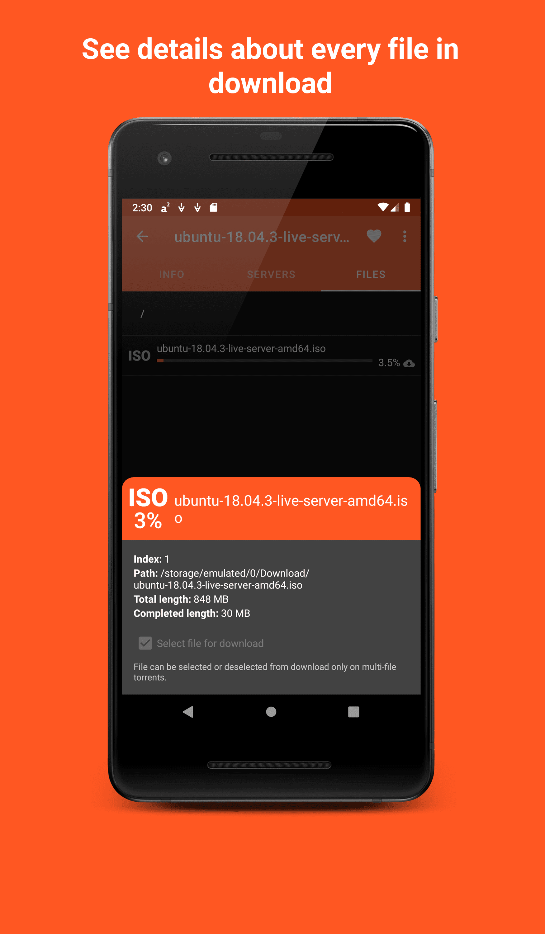 Скриншот 5 — Aria2App