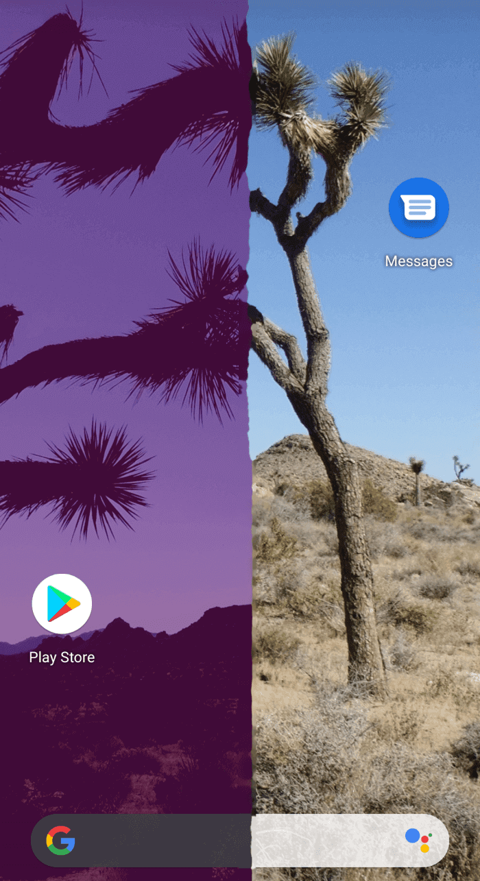Скриншот 2 — Dark Mode Live Wallpaper