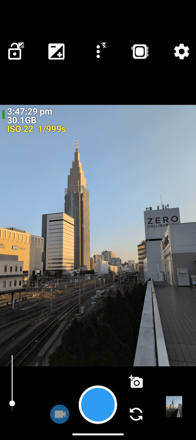 Скриншот 1 — OW Camera 2 For Pebble