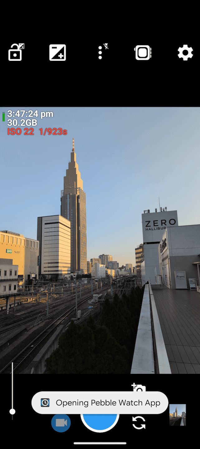Скриншот 2 — OW Camera 2 For Pebble