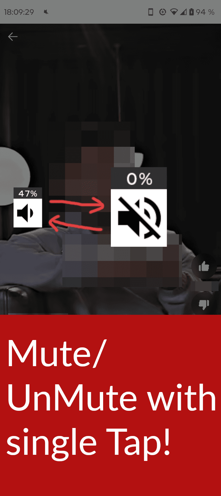 Скриншот 2 — Floating Mute