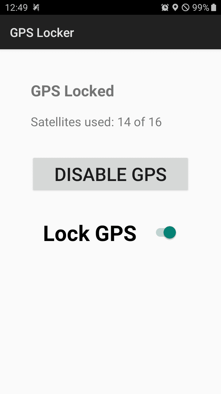 Скриншот 1 — GPS Locker