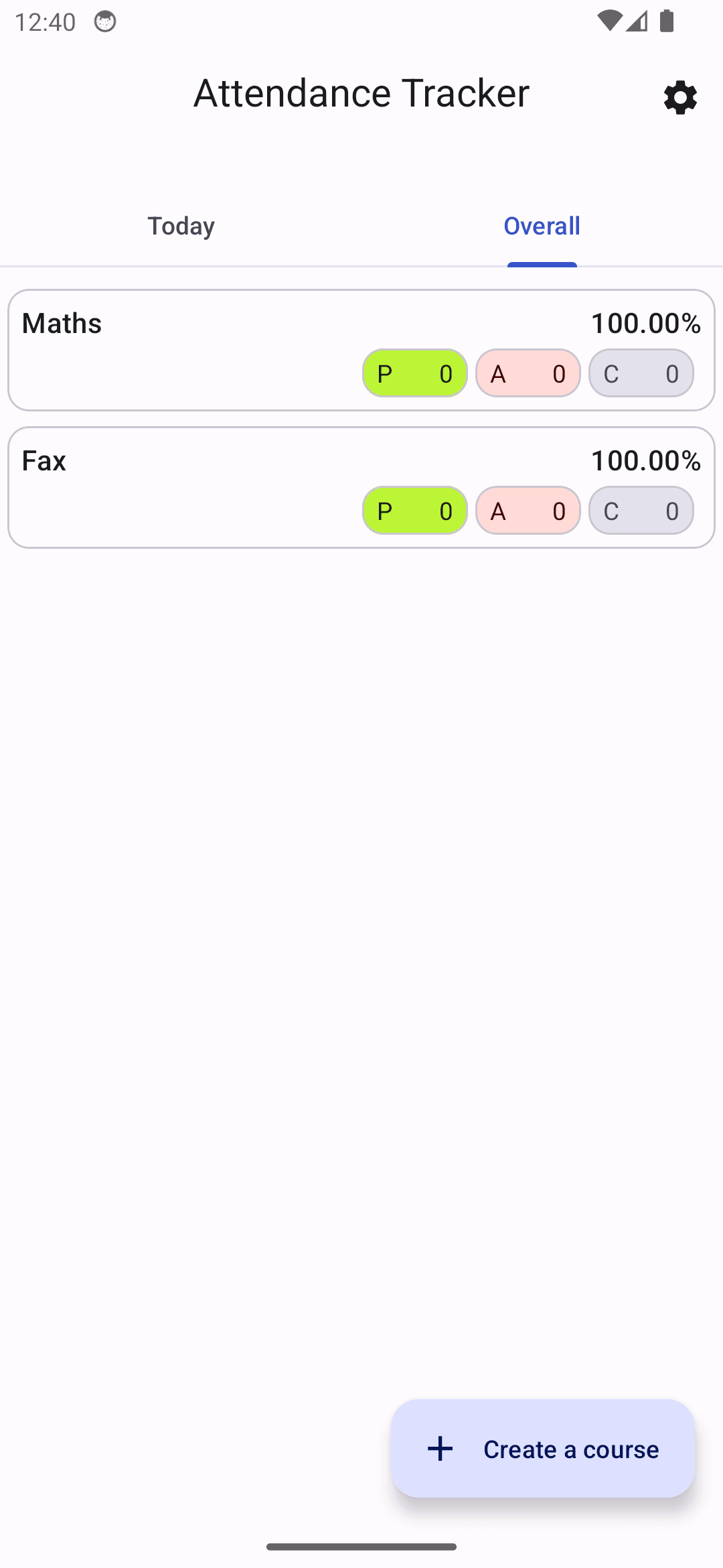 Скриншот 3 — Self Attendance Tracker